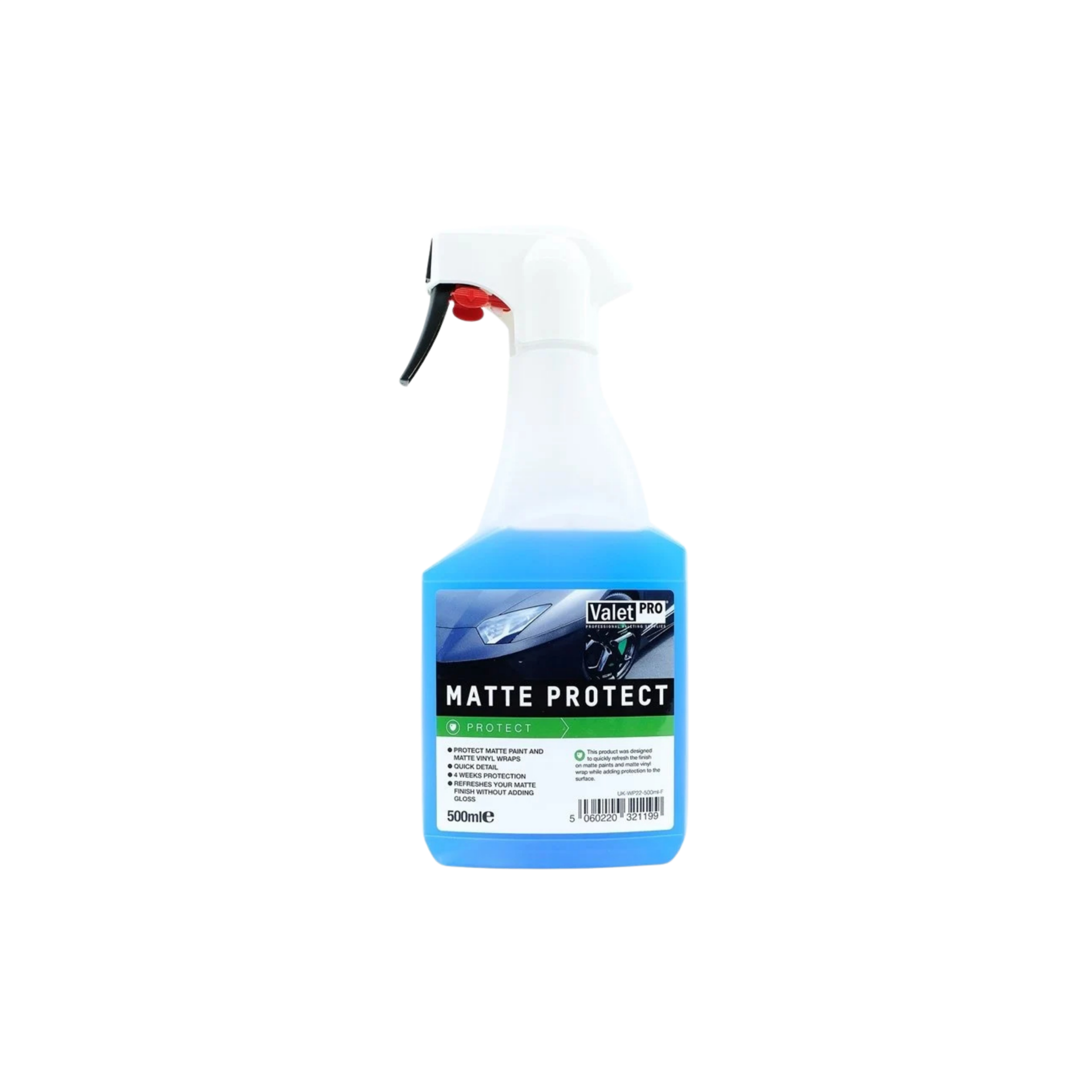 Valet Pro Matt Protect Mat Boya ve Kaplama Araçlar İçin Hızlı Cila 500 ml.