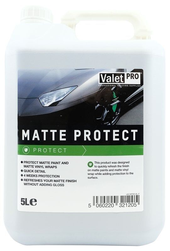 Valet Pro Matt Protect Mat Boya ve Kaplama Araçlar İçin Hızlı Cila 5lt.