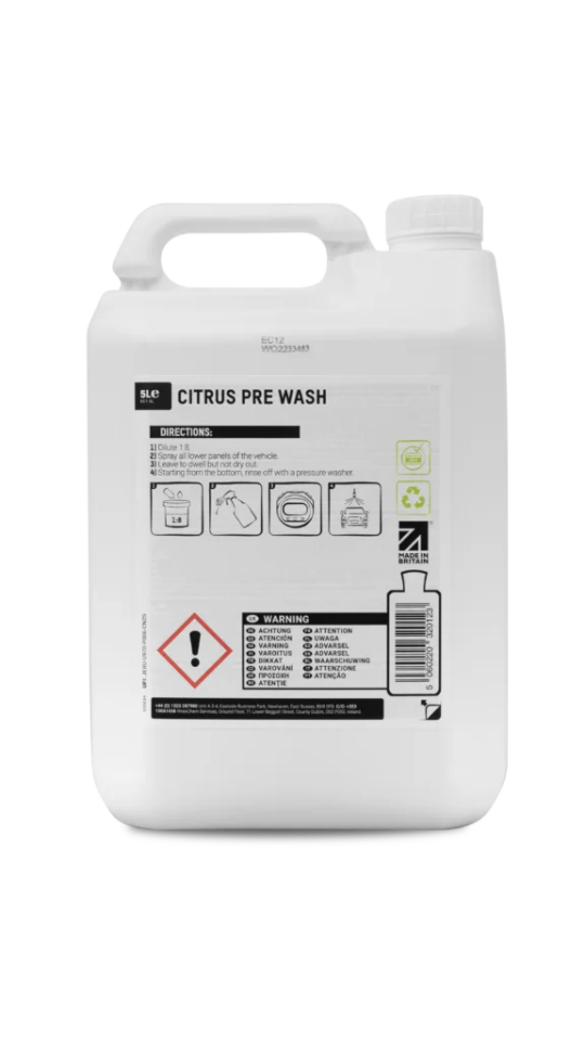 Valet Pro Citrus Pre Wash 5lt Yıkama Köpüğü