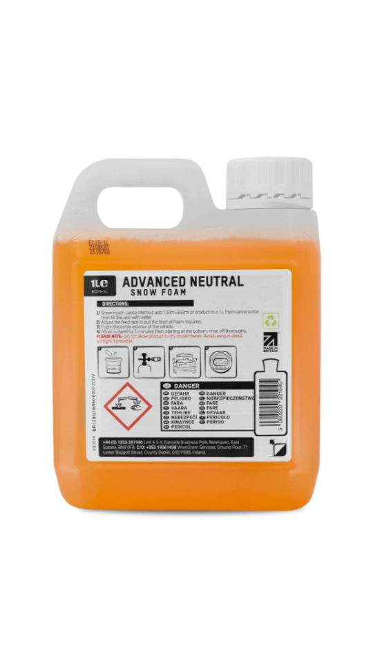 Valet Pro Advanced Neutral Snow Foam - Yıkama Köpüğü 1lt.