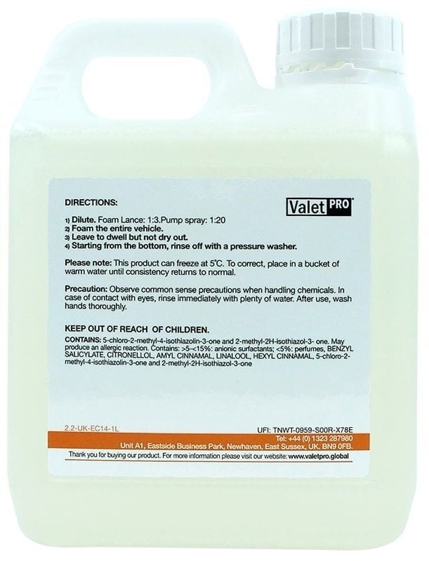 Valet Pro Ph Neutral Snow Foam - Yıkama Köpüğü 1lt.