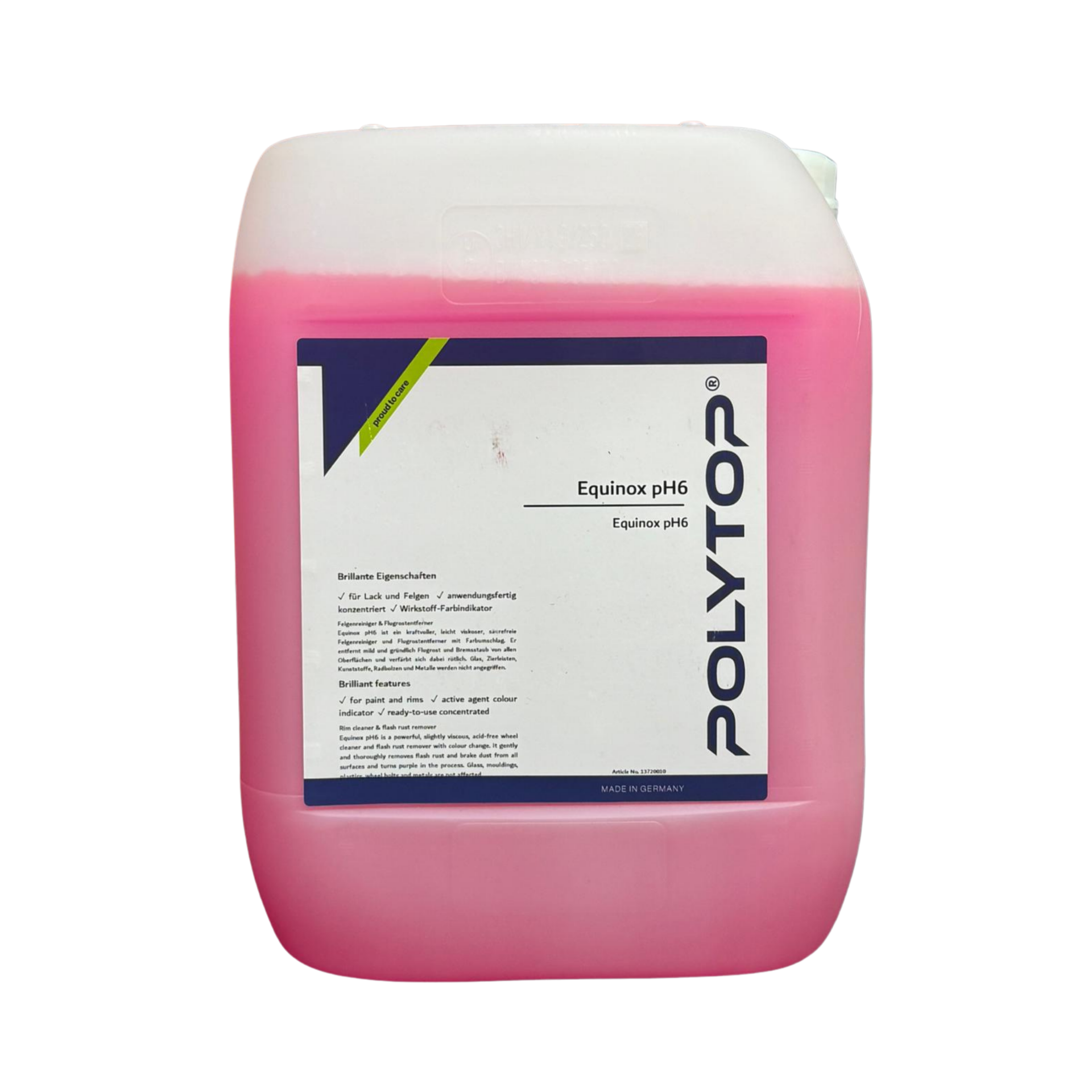 POLYTOP Equinox PH6 - Demir Tozu Temizleyici 5 LT