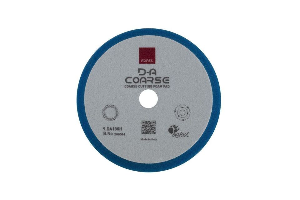RUPES DA COARSE AGRESİF PASTA SÜNGERİ MAVİ 150/180 MM