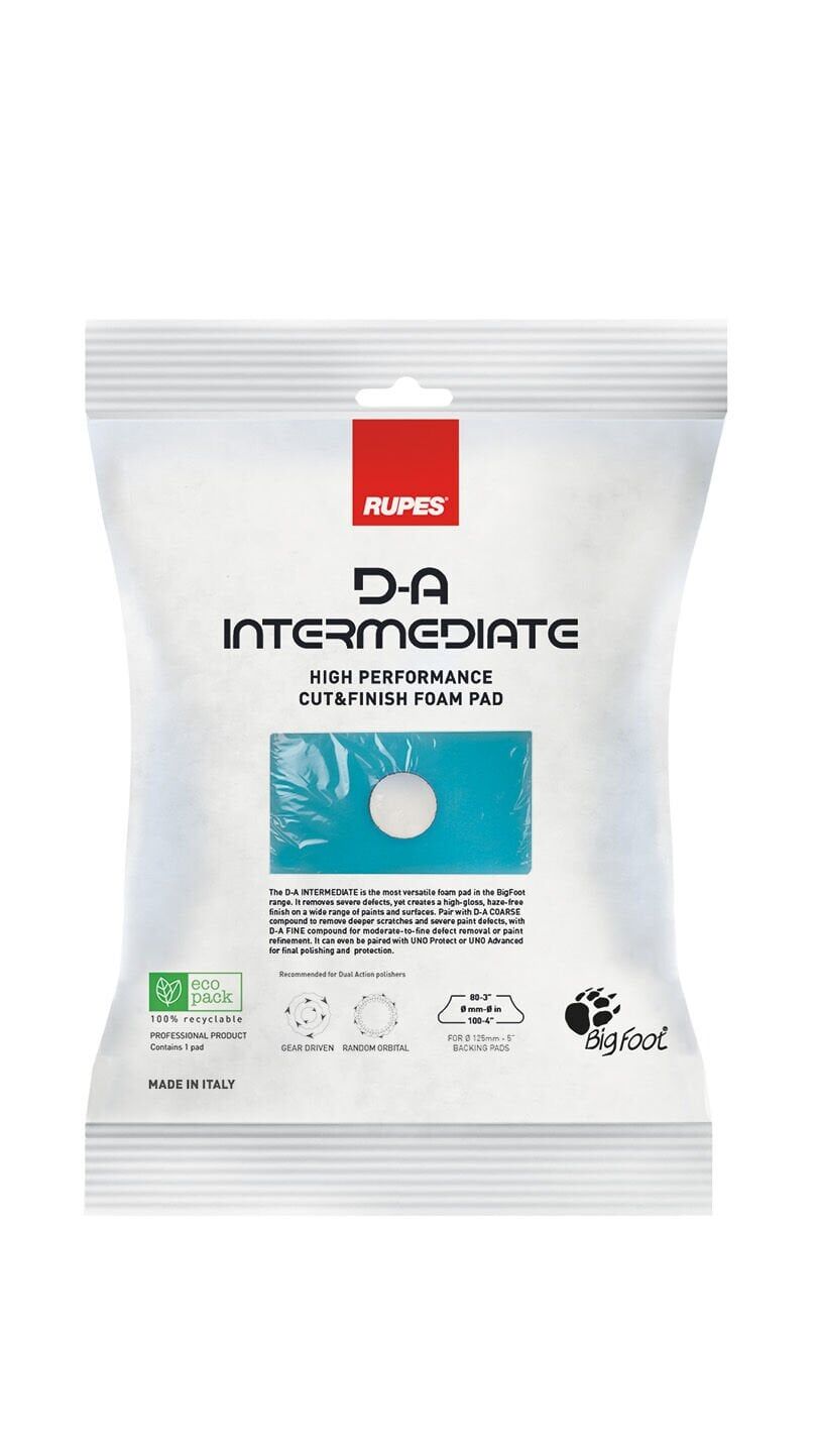 RUPES DA COARSE İNCE PASTA SÜNGERİ AZUR MAVİ 150/180 MM