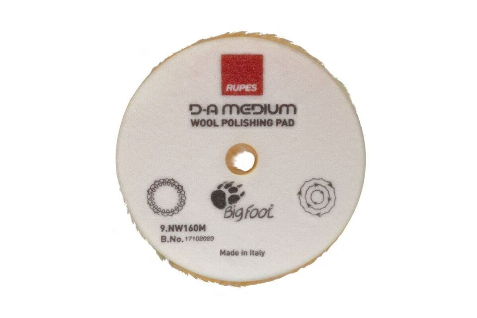 RUPES AGRESİF YÜN  PASTA KEÇESİ SARI 80 MM