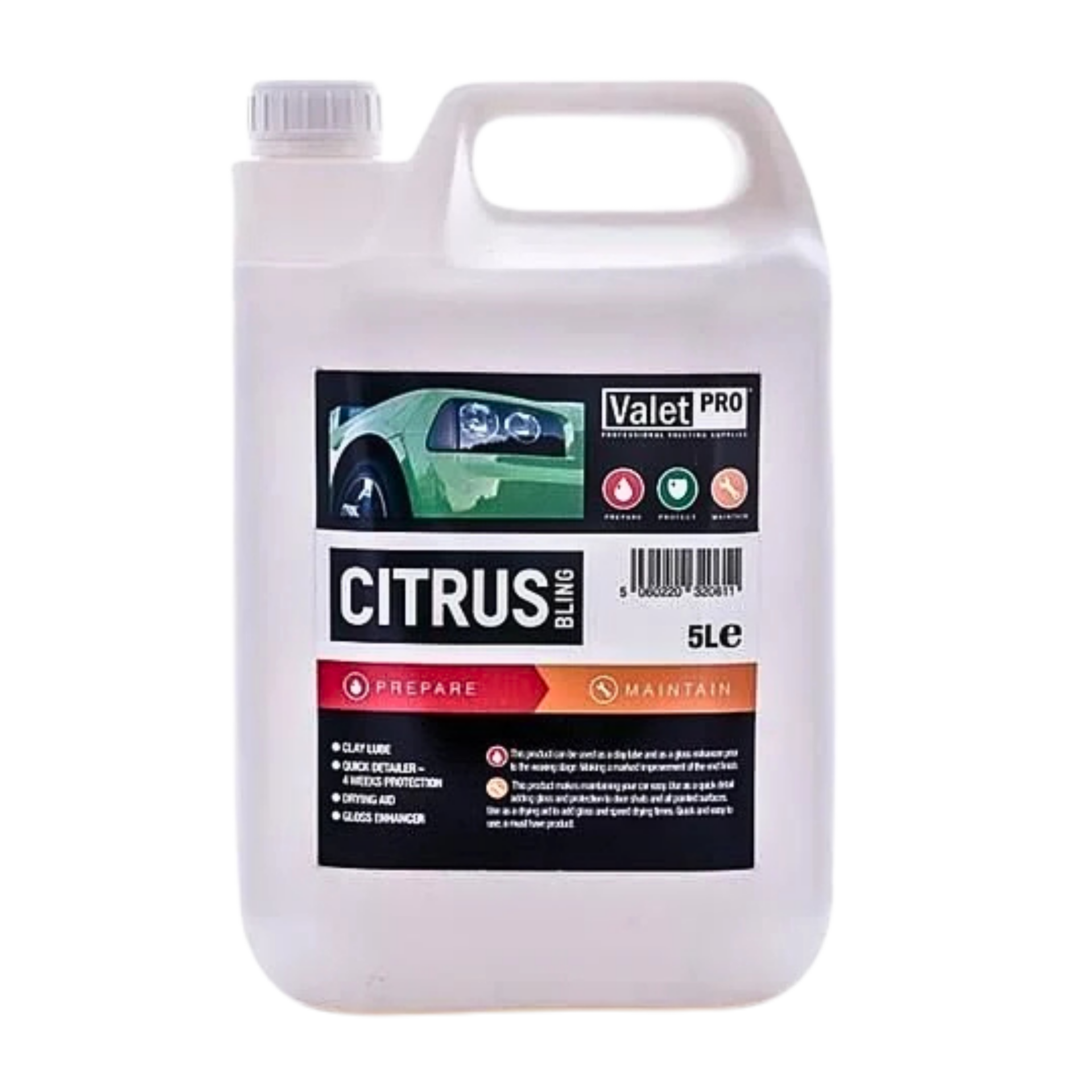 Valet Pro Citrus Bling Çok Yönlü Hızlı Cila 5lt.
